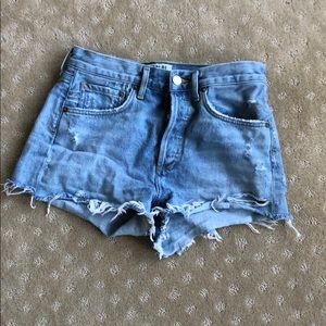 AGOLDE denim shorts